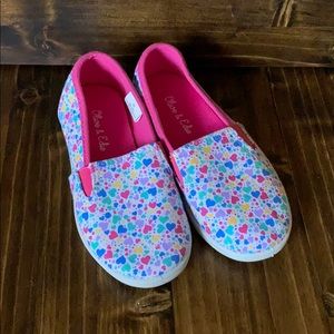 Kids Heart Slip On Shoes
